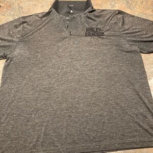 Harley-Davidson Gray Men's Polo Shirt Sz XL